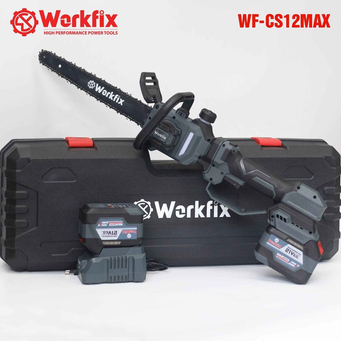 Máy cưa cành trên cao pin Workfix WF-CS12MAX (Cần nối dài 60cm)