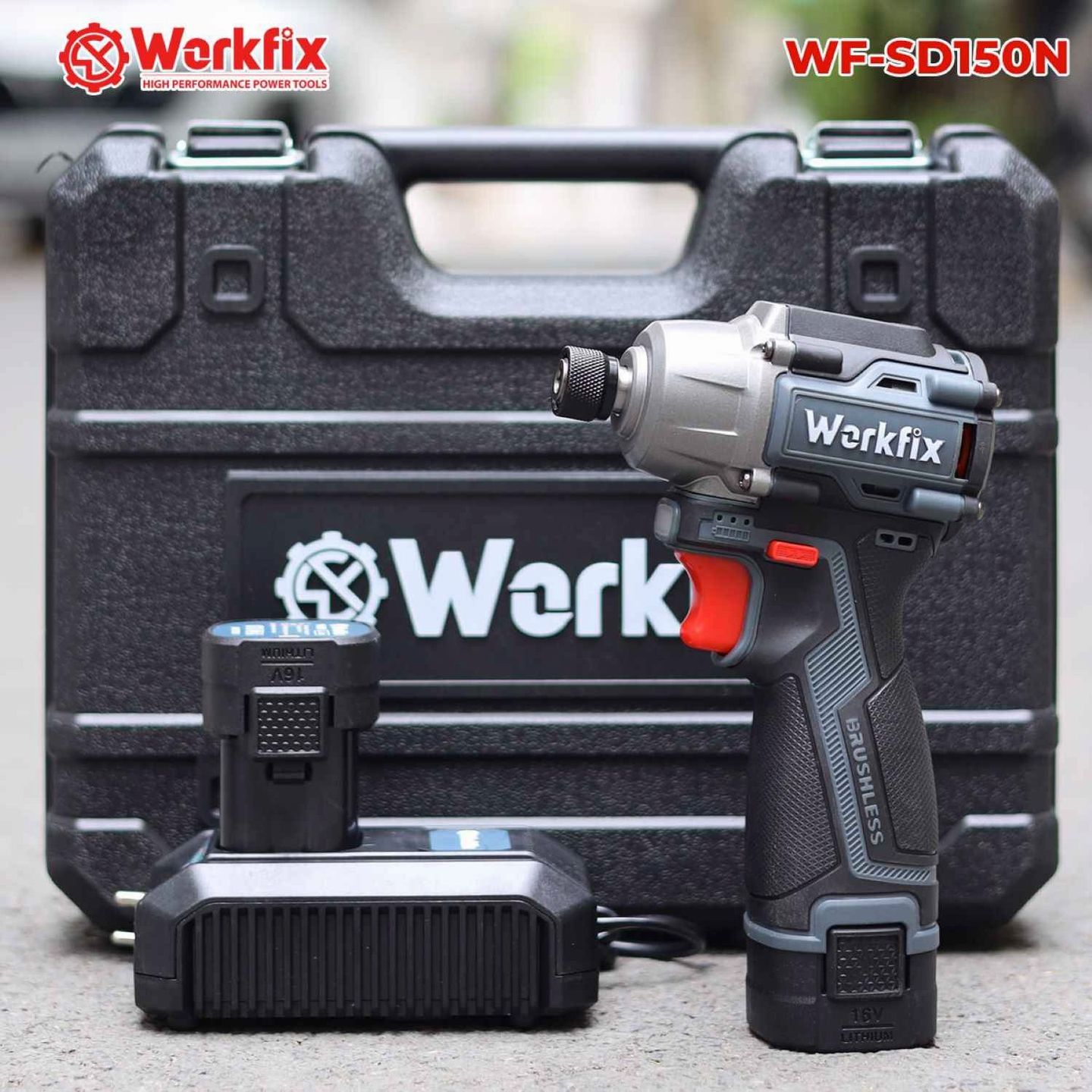 Máy bắt vít pin Workfix WF-SD150N (150N.m) - Đầu gài lục giác 6.35mm