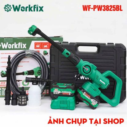 Máy rửa xe cao áp Workfix WF-PW3825BL, áp suất cực đại 60bar, 6 chế độ tia